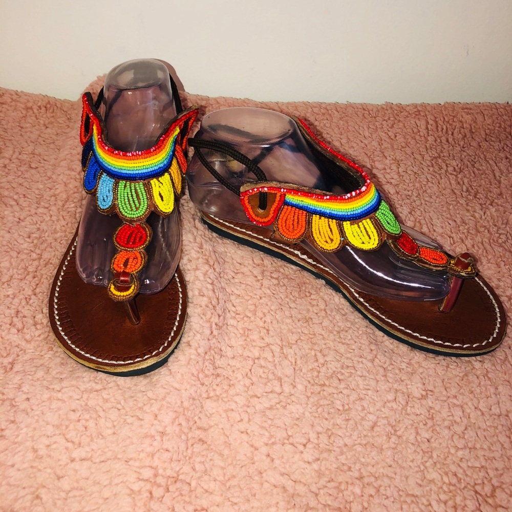 Eye catching Beaded Sandals